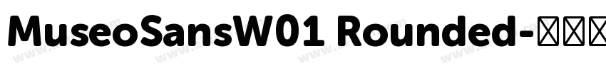 MuseoSansW01 Rounded字体转换